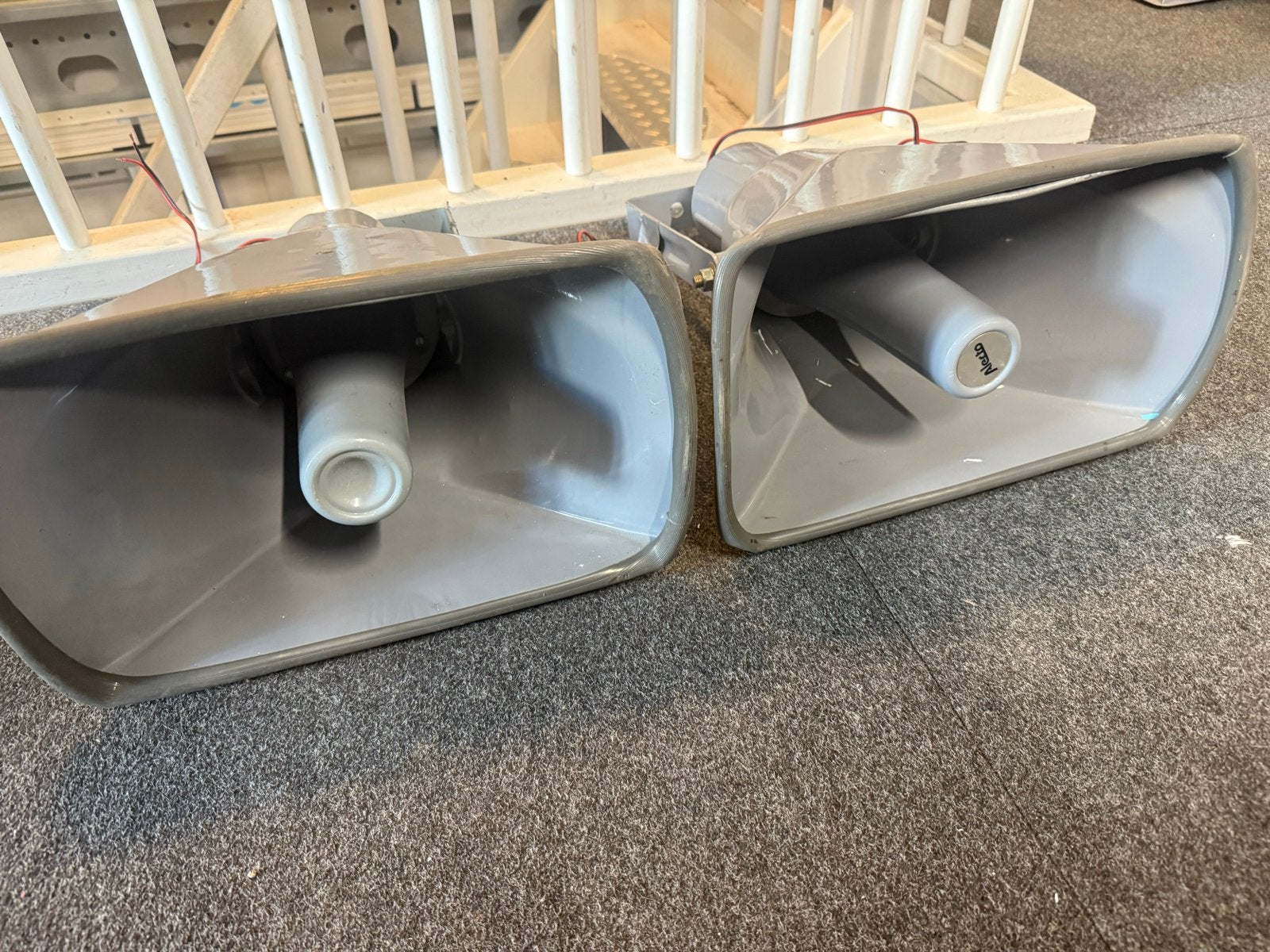 Hoornluidsprekers 50w - Set van 2, Overige merken, Gebruikt, Overige typen, Ophalen of Verzenden