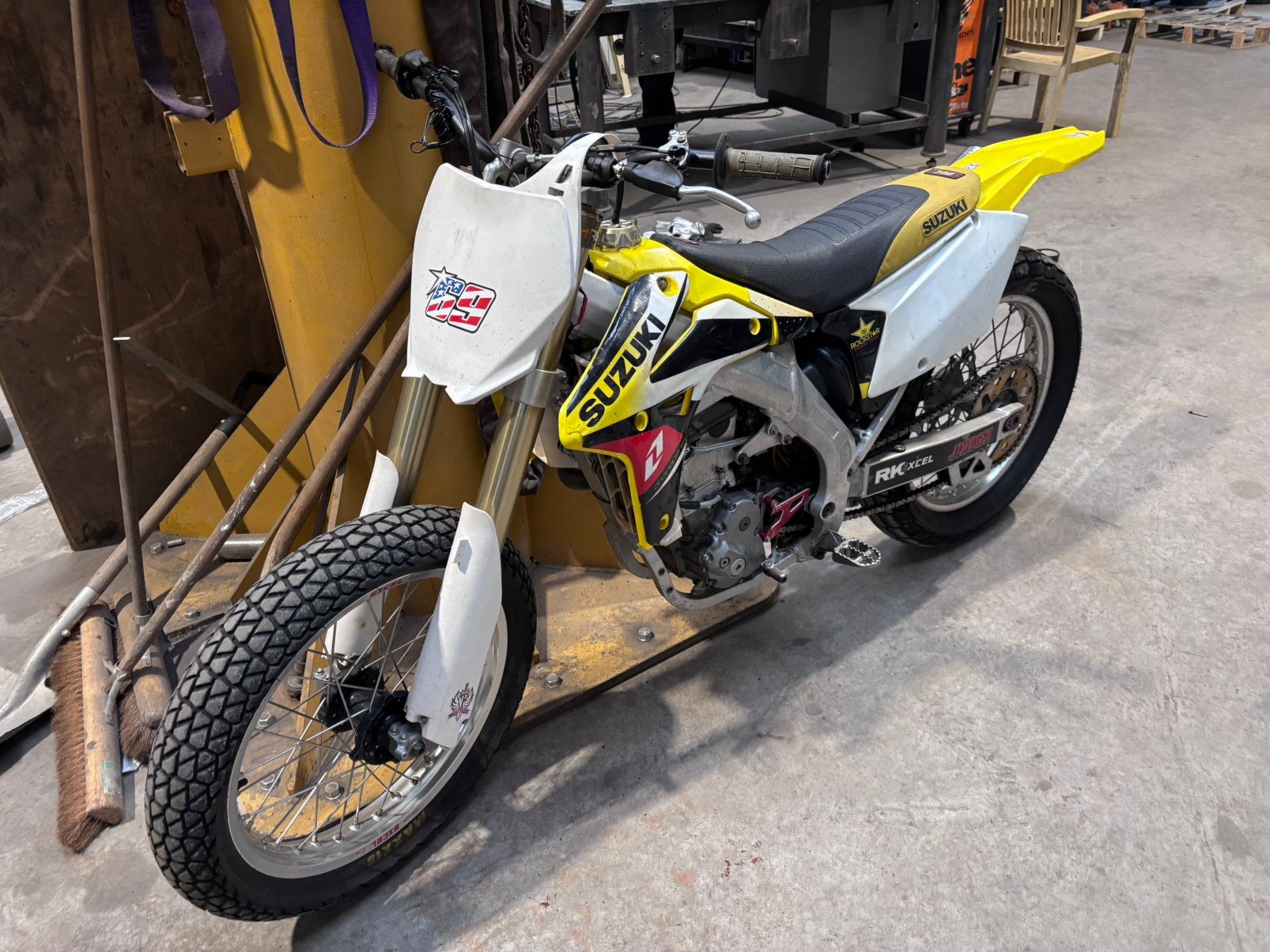 Suzuki rmz 450 flattracker flattrackbike, Ophalen, Zo goed als nieuw