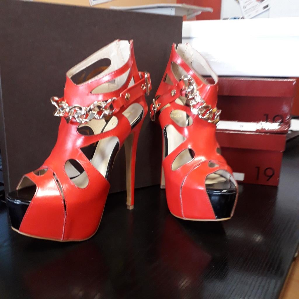 sexy high shoes, Kleding | Dames, Schoenen, Pumps, Verzenden, Rood, Giaro
