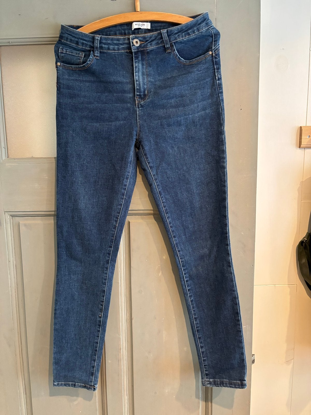 Nieuwe Miss Bon Denim Jeans - Maat 40/XL, Ophalen of Verzenden, Nieuw, Blauw, Overige jeansmaten