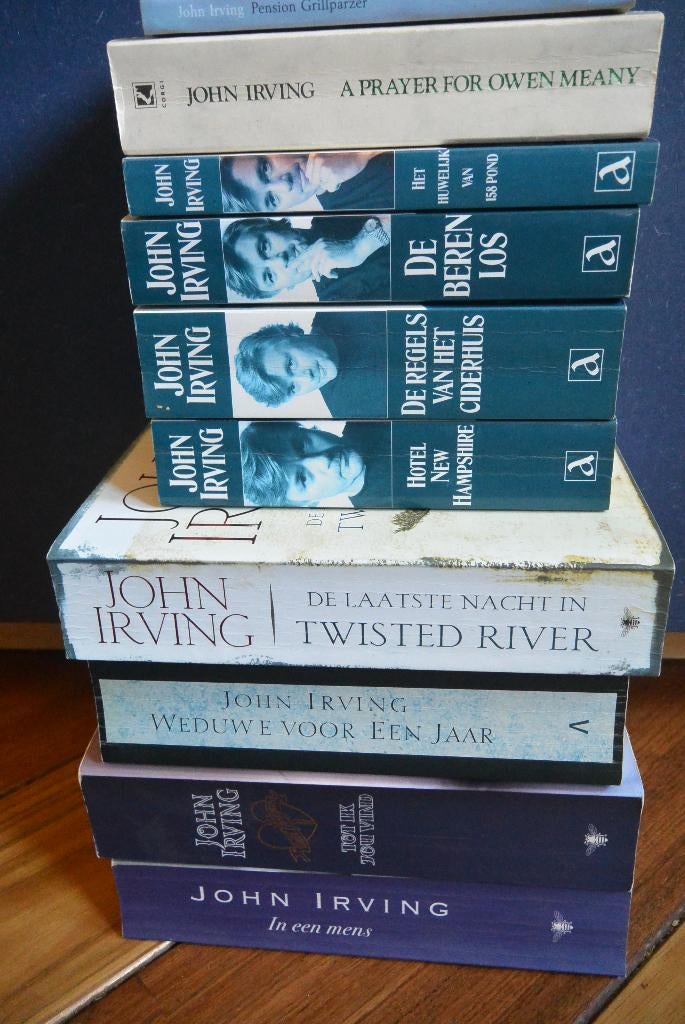 9x John Irving Nederlands, Boeken, Ophalen of Verzenden, Gelezen, John Irving, Amerika