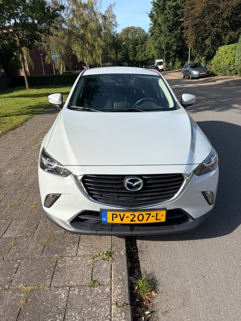 Mazda CX-3 2.0 Skyactiv-g 88KW 2017 Wit, Auto's, Voorwielaandrijving, 1998 cc, Zwart, 4 cilinders