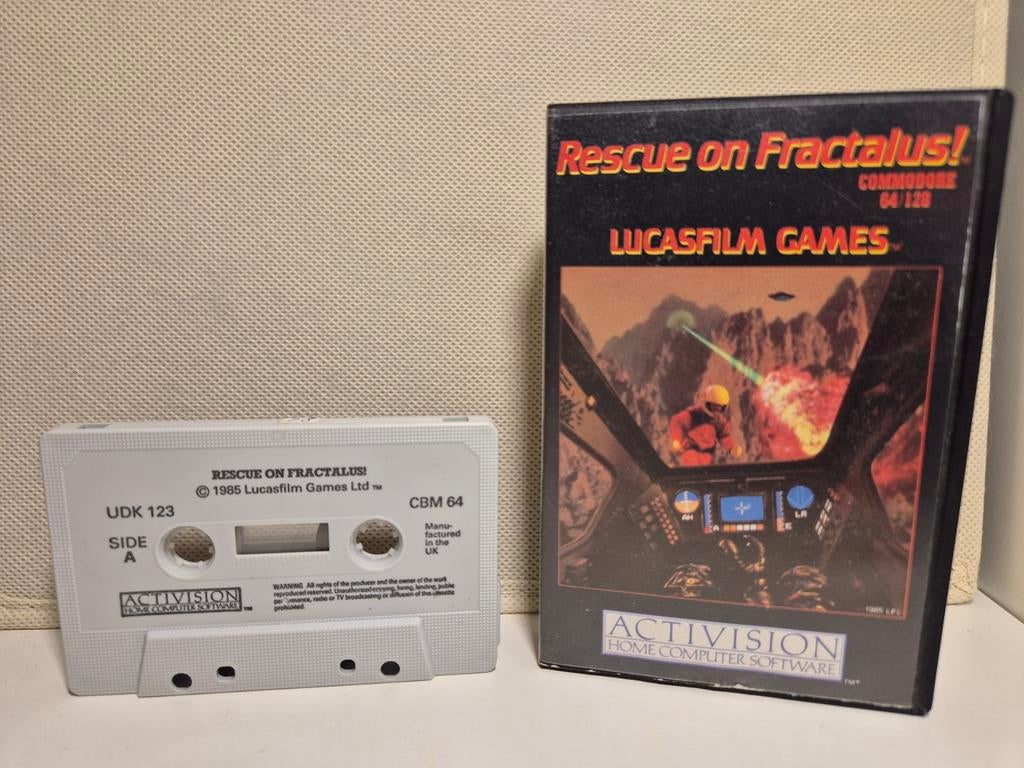 Rescue on Fractalus Commodore 64, Computers en Software, Vintage Computers, Ophalen of Verzenden