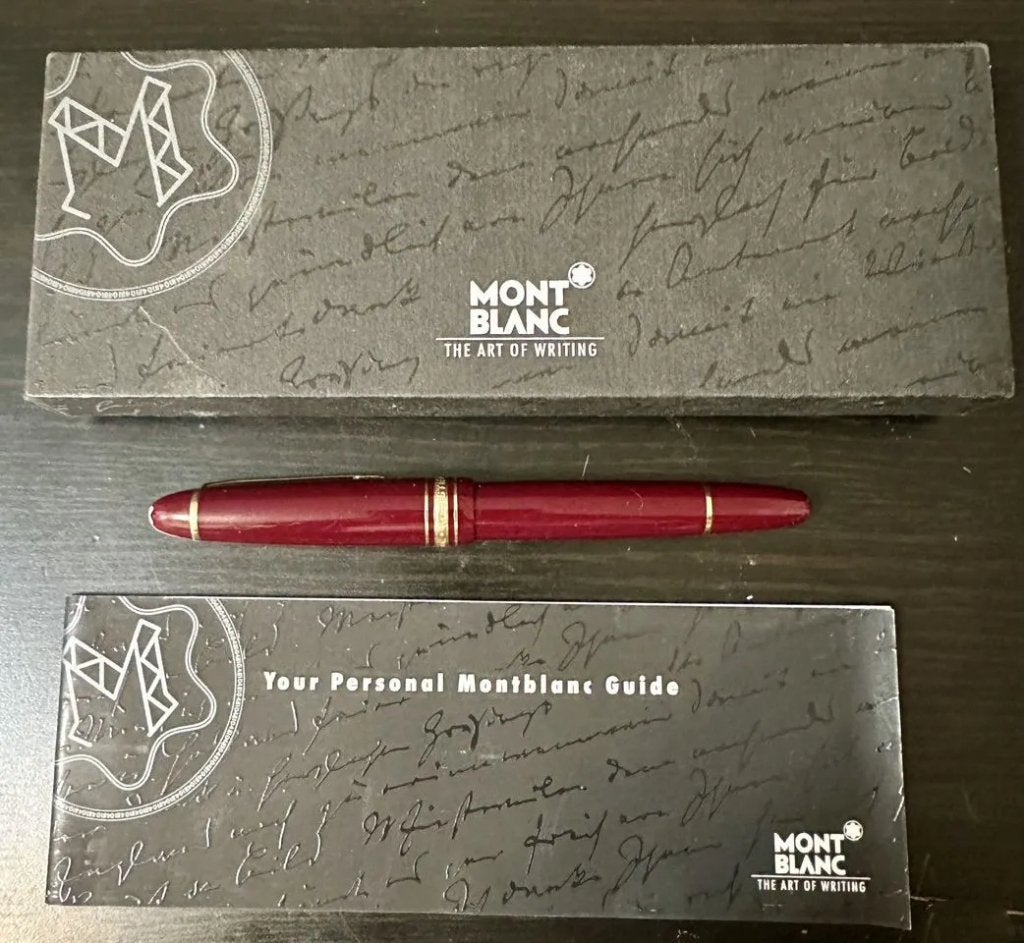 Montblanc Meisterstück LeGrand 146 vulpen, Ophalen of Verzenden, Zo goed als nieuw, Vulpen, Mont Blanc