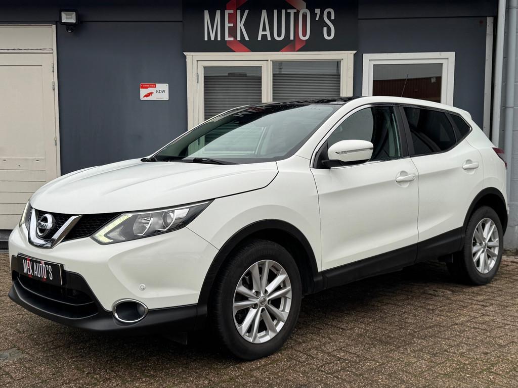 Nissan Qashqai 1.2 Connect Edition|Pano|Camera360|Trekhaak|, Auto's, Nissan, Voorwielaandrijving, Euro 5, Stof, Gebruikt