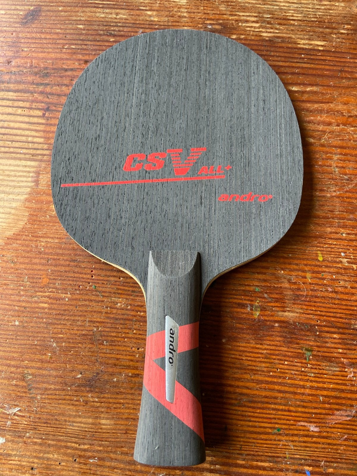 Andro CSV ALL Tafeltennisbatje  nieuw, Ophalen of Verzenden, Nieuw, Net, Batje(s) of Balletje(s)