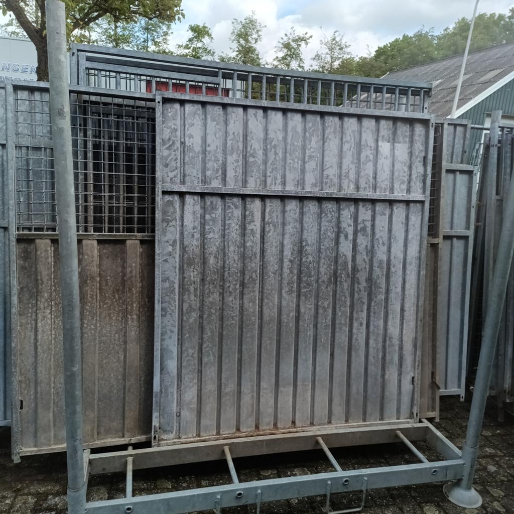 2 stuks damwand paneel 150 breed kennelpaneel tussenwand