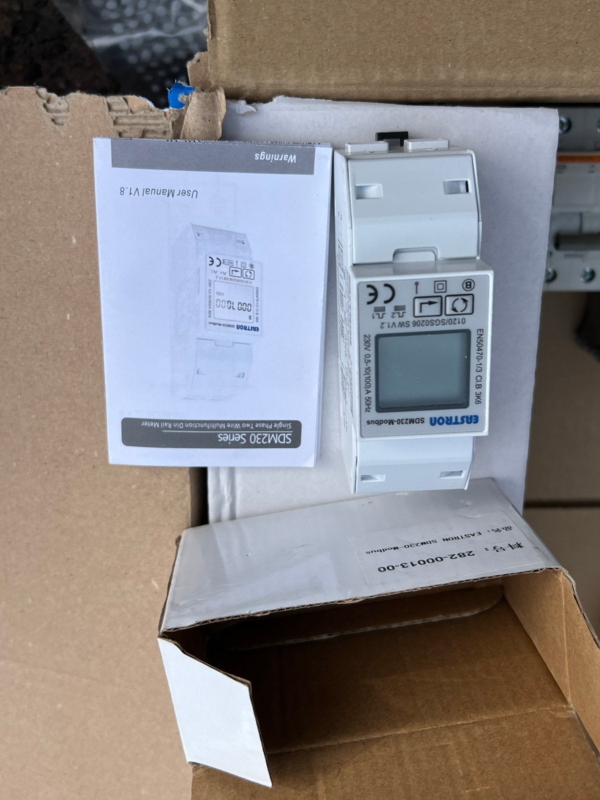 EASTRON SDM230-Modbus Enkele Fase Din Rail Meter, Ophalen, Nieuw, Overige merken, Overige typen