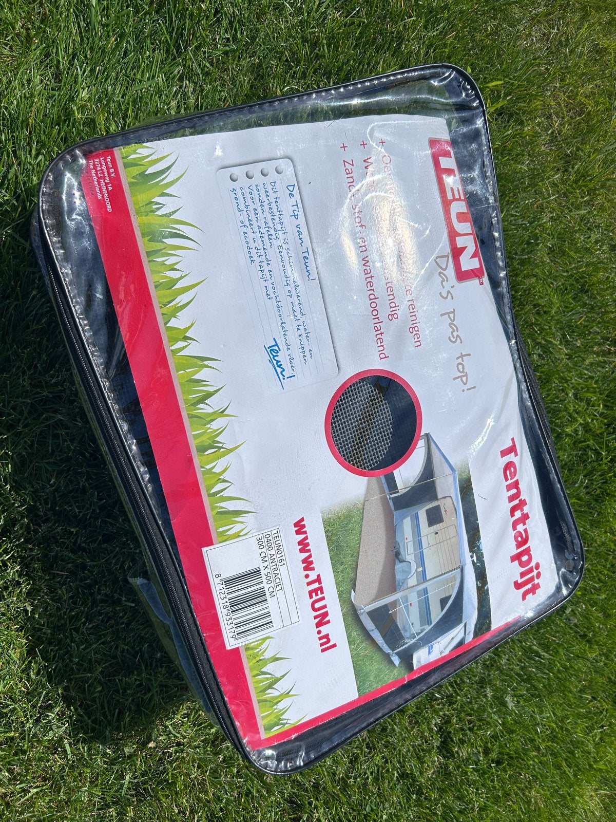 Teun Tenttapijt 300x500 cm - Zo goed als nieuw, Caravans en Kamperen, Ophalen, Zo goed als nieuw