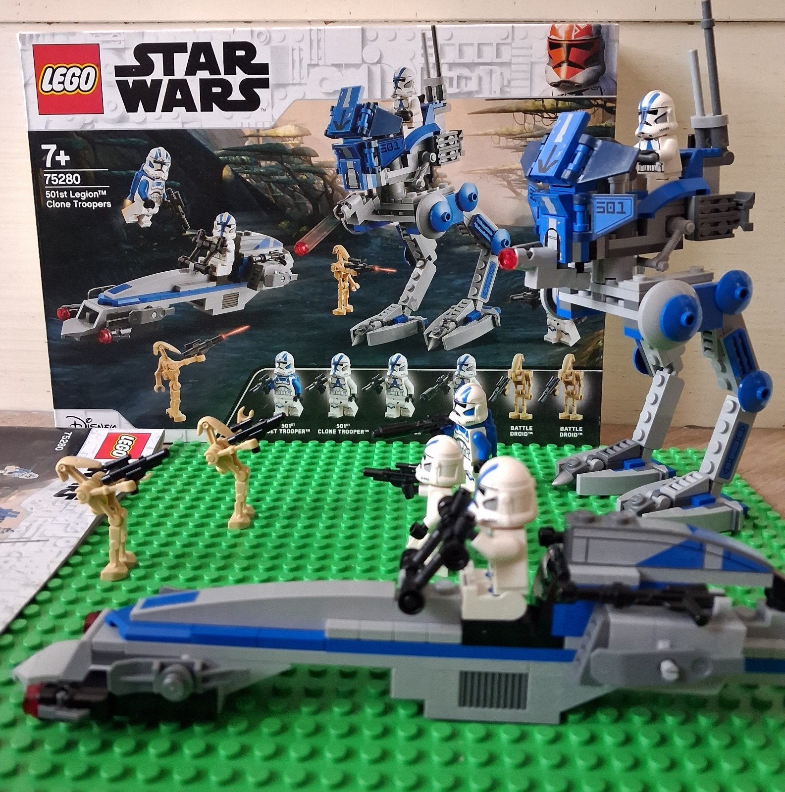 LEGO Star Wars 75280 501st Legion Clone Troopers ZGAN, Ophalen of Verzenden, Zo goed als nieuw