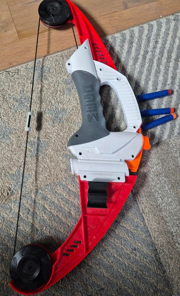 Nerf Rebelle Agent Bow Blaster met pijlen, Ophalen of Verzenden, Zo goed als nieuw