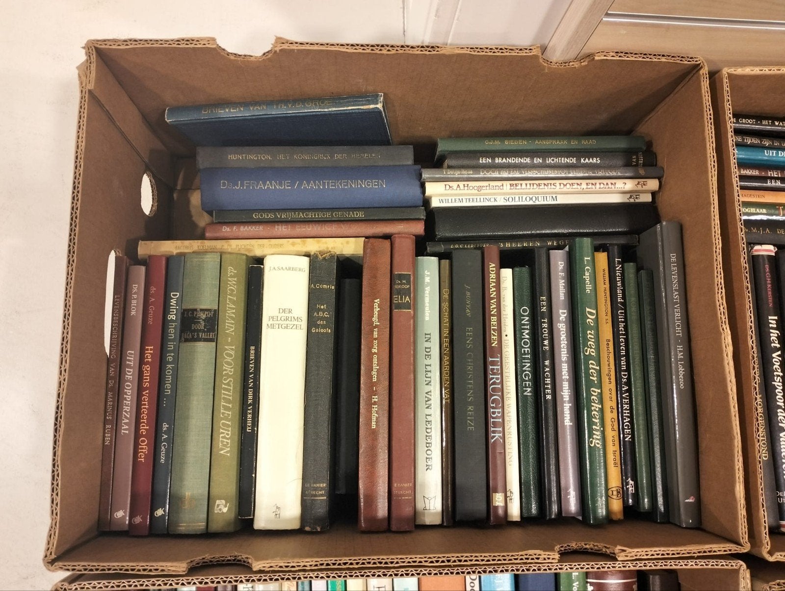 4 dozen theologische boeken, Ophalen, Gelezen
