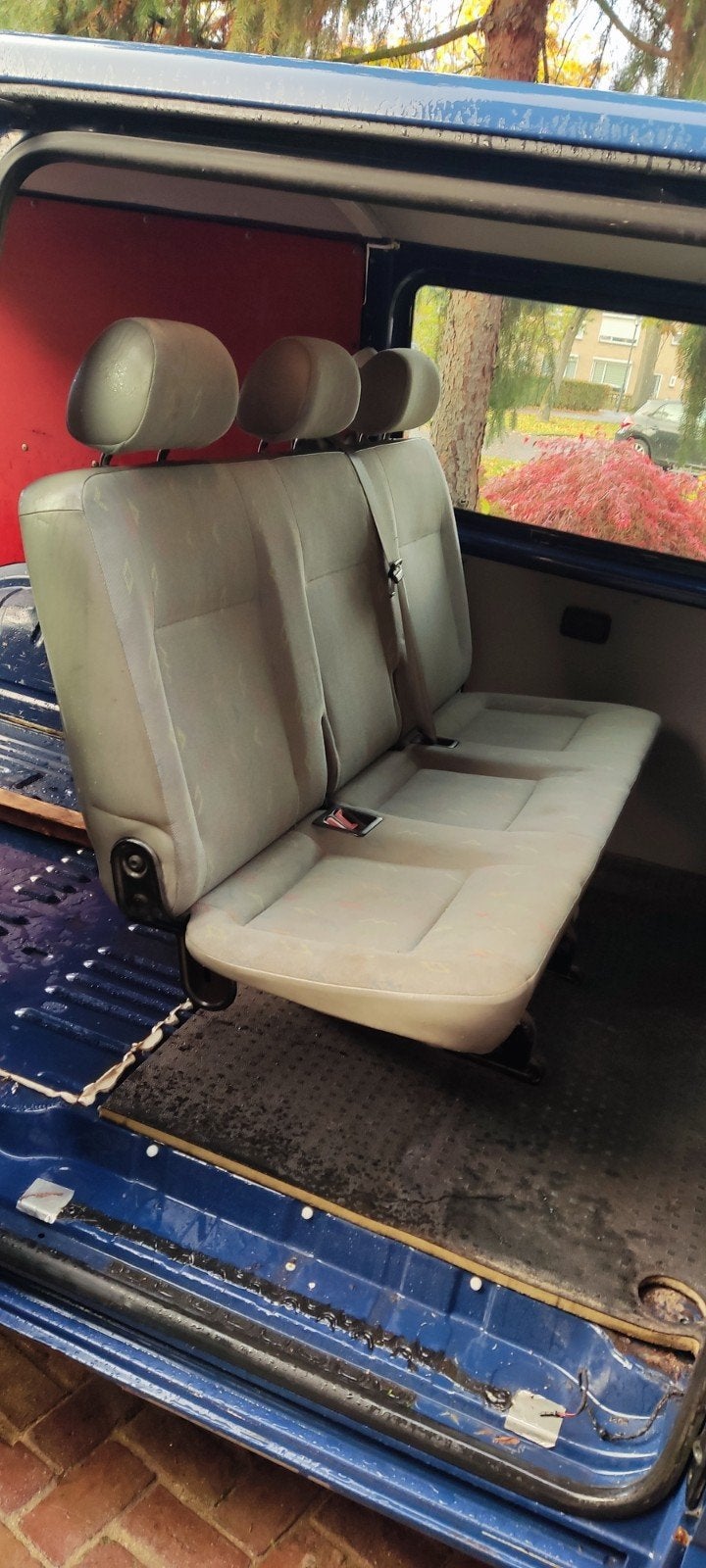Achterbank Vw t5, Ophalen