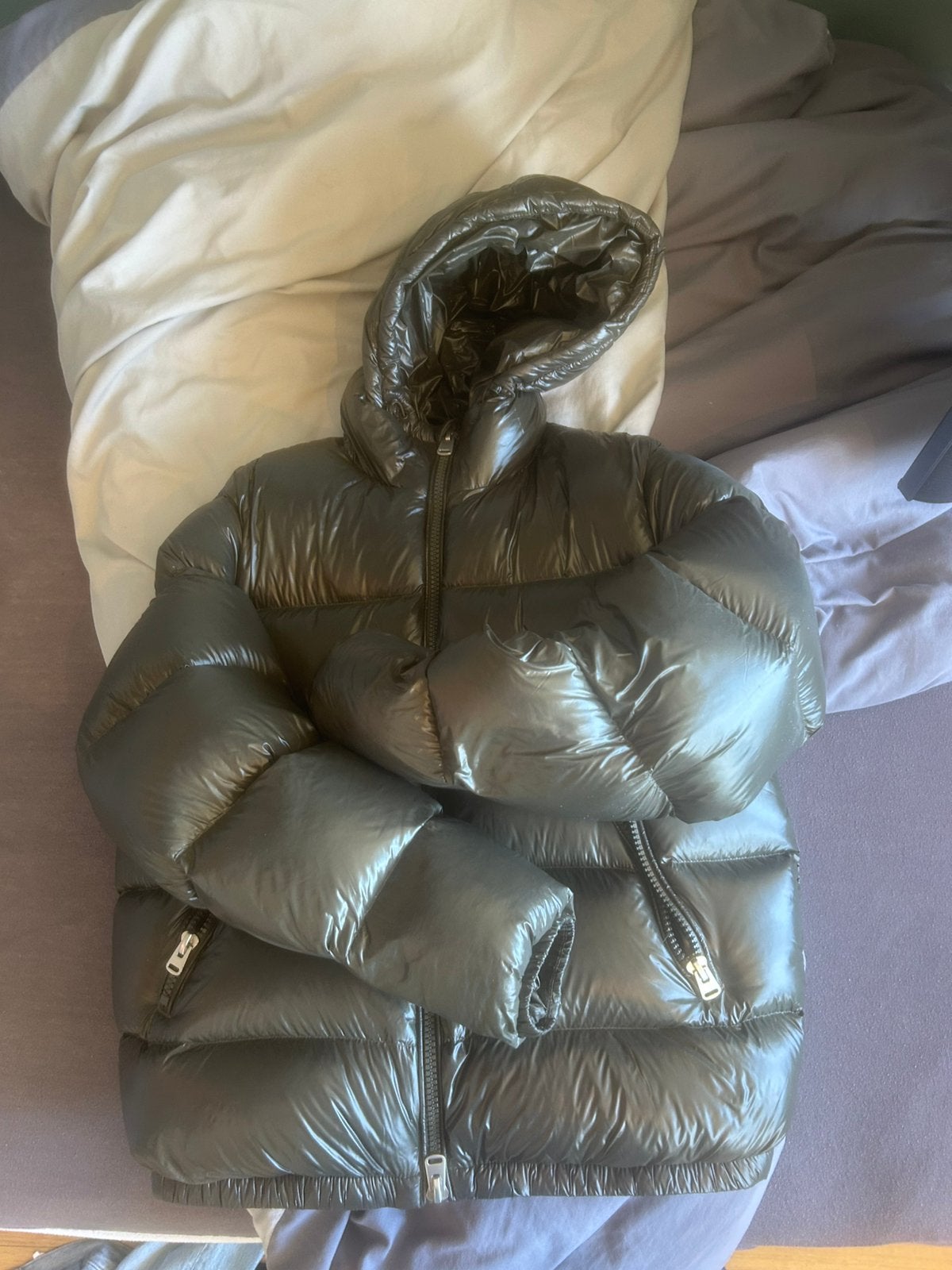 Zara puffer winterjas, Kleding | Heren, Verzenden, Zo goed als nieuw