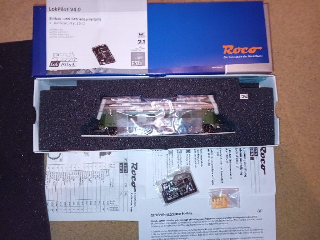 Roco 62676 NS 1002 groen digitaal ESU in zeer goede staat, Gebruikt, Ophalen of Verzenden, NS, Roco
