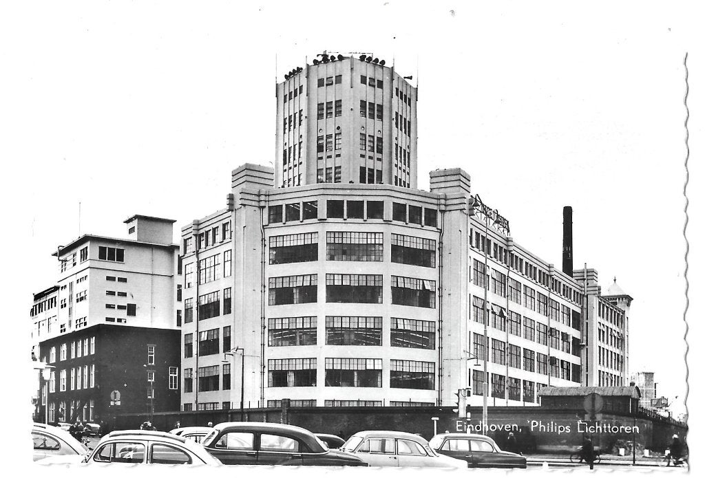 AK Eindhoven - Philips Lichttoren, Verzenden, 1940 tot 1960, Ongelopen, Noord-Brabant