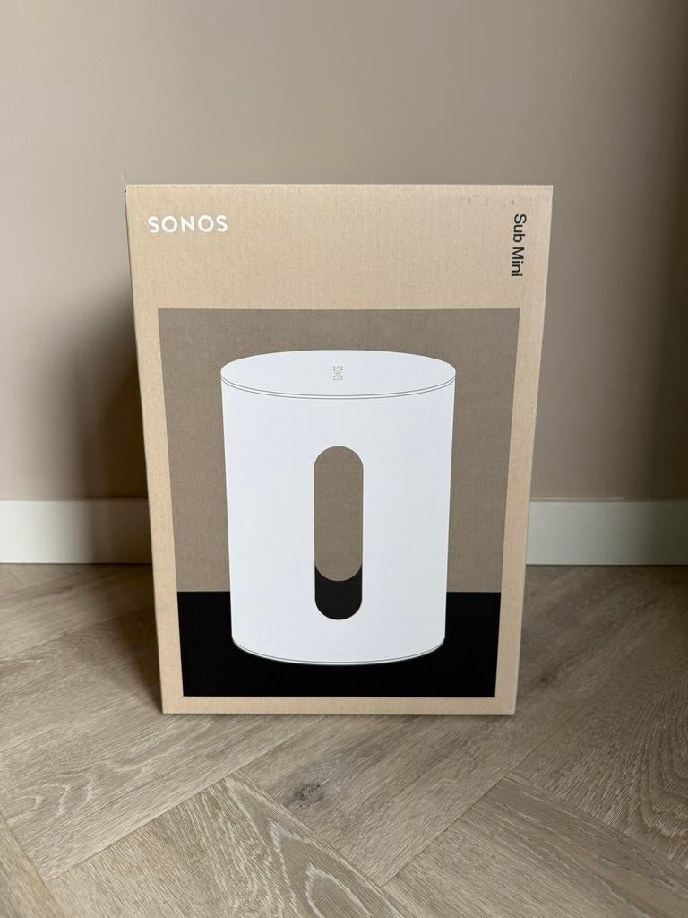 Sonos Sub Mini Zwart of Wit *Nieuw*, Subwoofer, Ophalen of Verzenden, Zo goed als nieuw, Sonos
