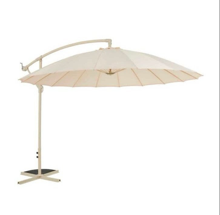 zweefparasol zand diameter 274 cm - Nieuw in doos, Ophalen, Nieuw, 2 tot 3 meter, Zweefparasol