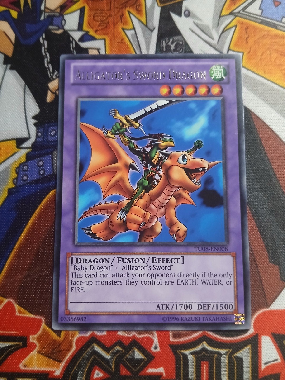 Alligator's Sword Dragon - Rare TU08 Turbo Pack Promo - YGO, Hobby en Vrije tijd, Ophalen of Verzenden, Zo goed als nieuw
