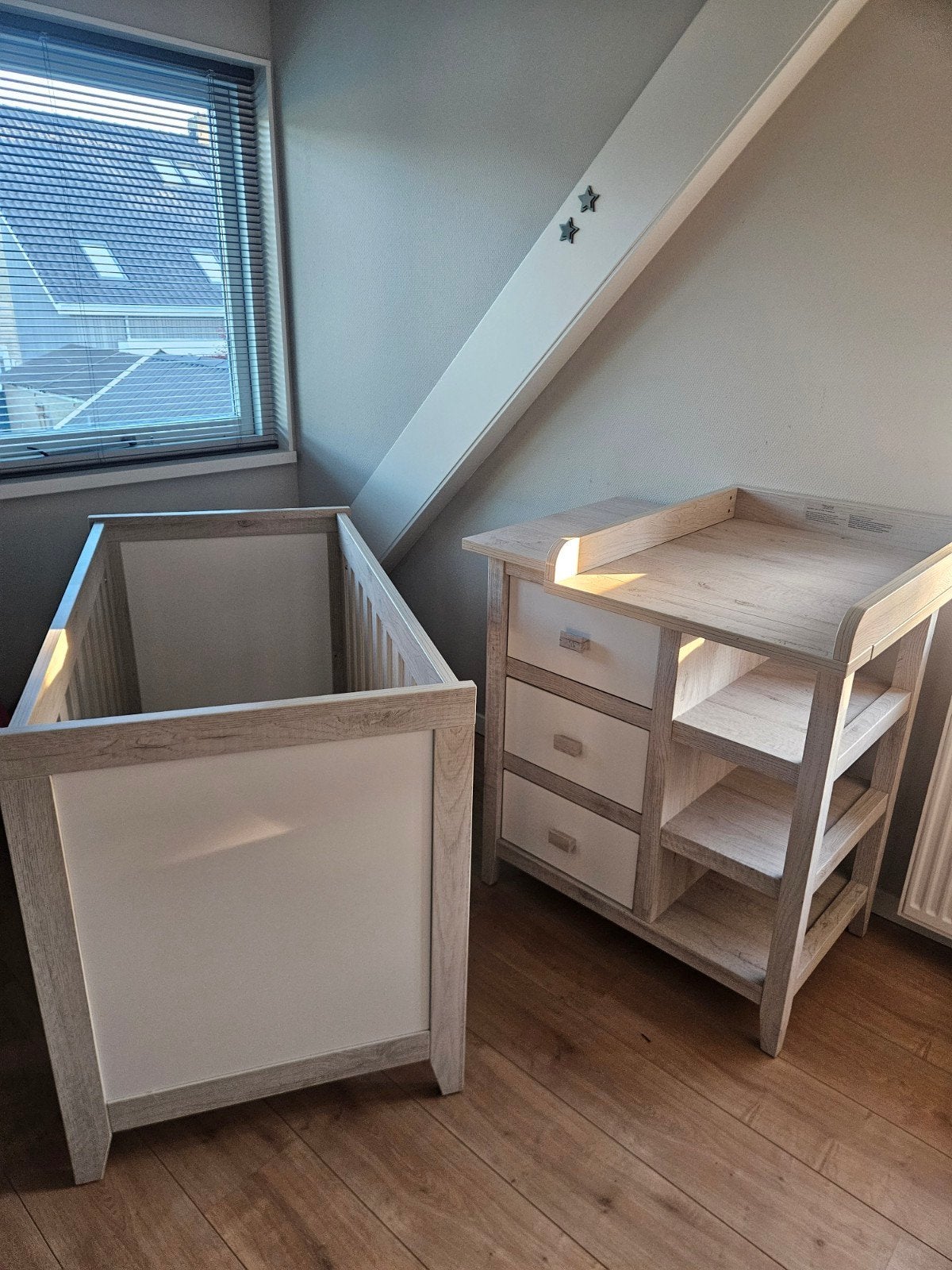 TWF greywash babykamer, ZGAN, Ophalen, 50 tot 70 cm, 90 tot 105 cm, 100 cm of meer