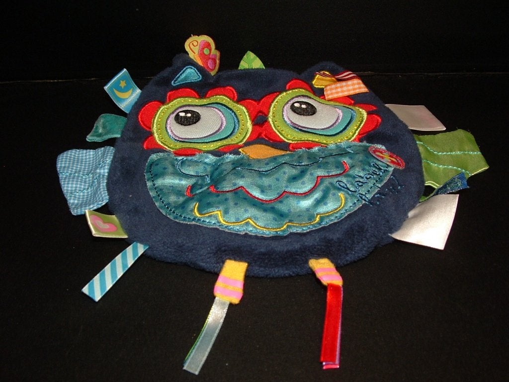 LABEL LABEL UIL KNUFFELDOEKJE VELOURS DONKERBLAUW, Verzenden, Nieuw, Overige typen