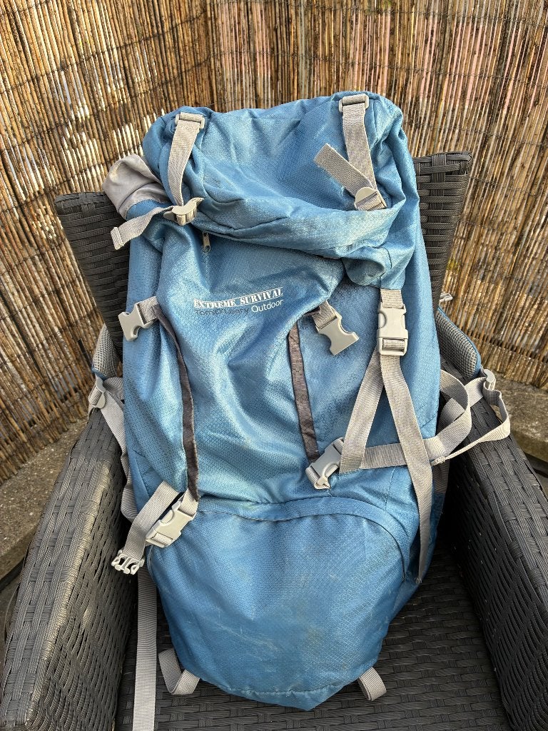 Survival Rugzak, Sieraden, Tassen en Uiterlijk, Tassen | Rugtassen, 40 cm of meer, Zo goed als nieuw, Waterdicht, 60 cm of meer