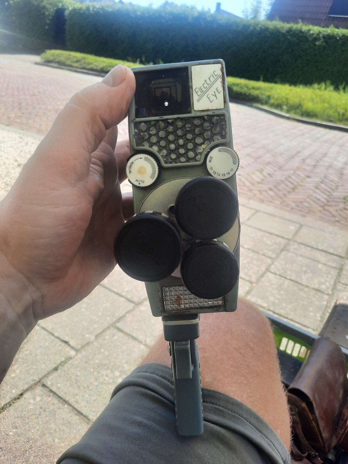 Vintage 8mm filmcamera met Electric Eye, Audio, Tv en Foto, Videocamera's Analoog, Ophalen of Verzenden, 8mm, Camera