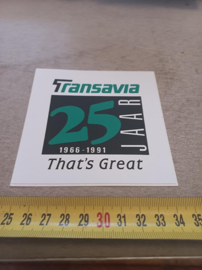 Transavia 25 jaar, Ophalen of Verzenden, Zo goed als nieuw