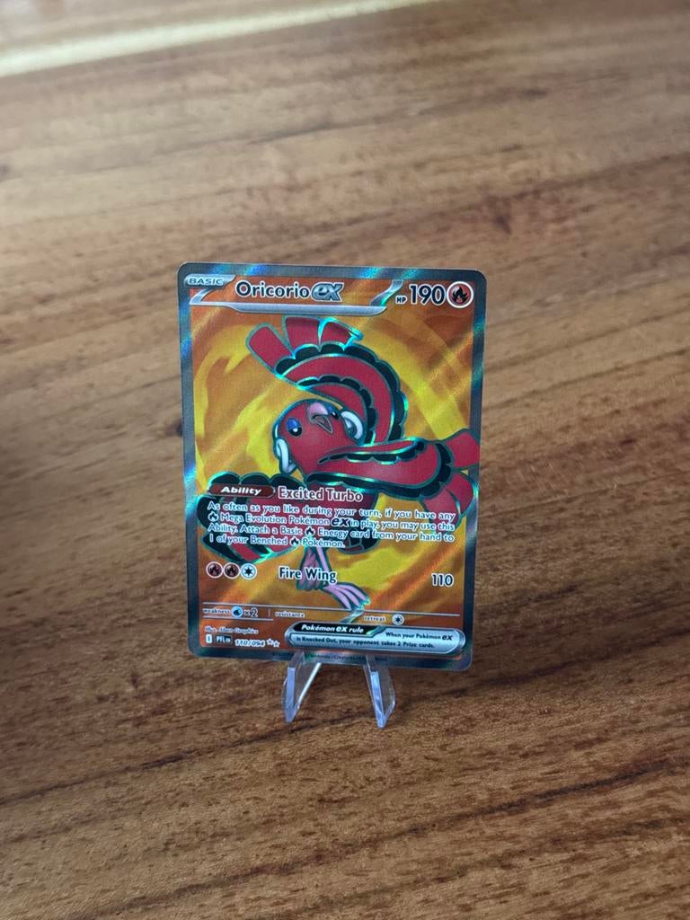 Oricorio EX Pokémon Kaart -, Ophalen of Verzenden, Nieuw, Losse kaart