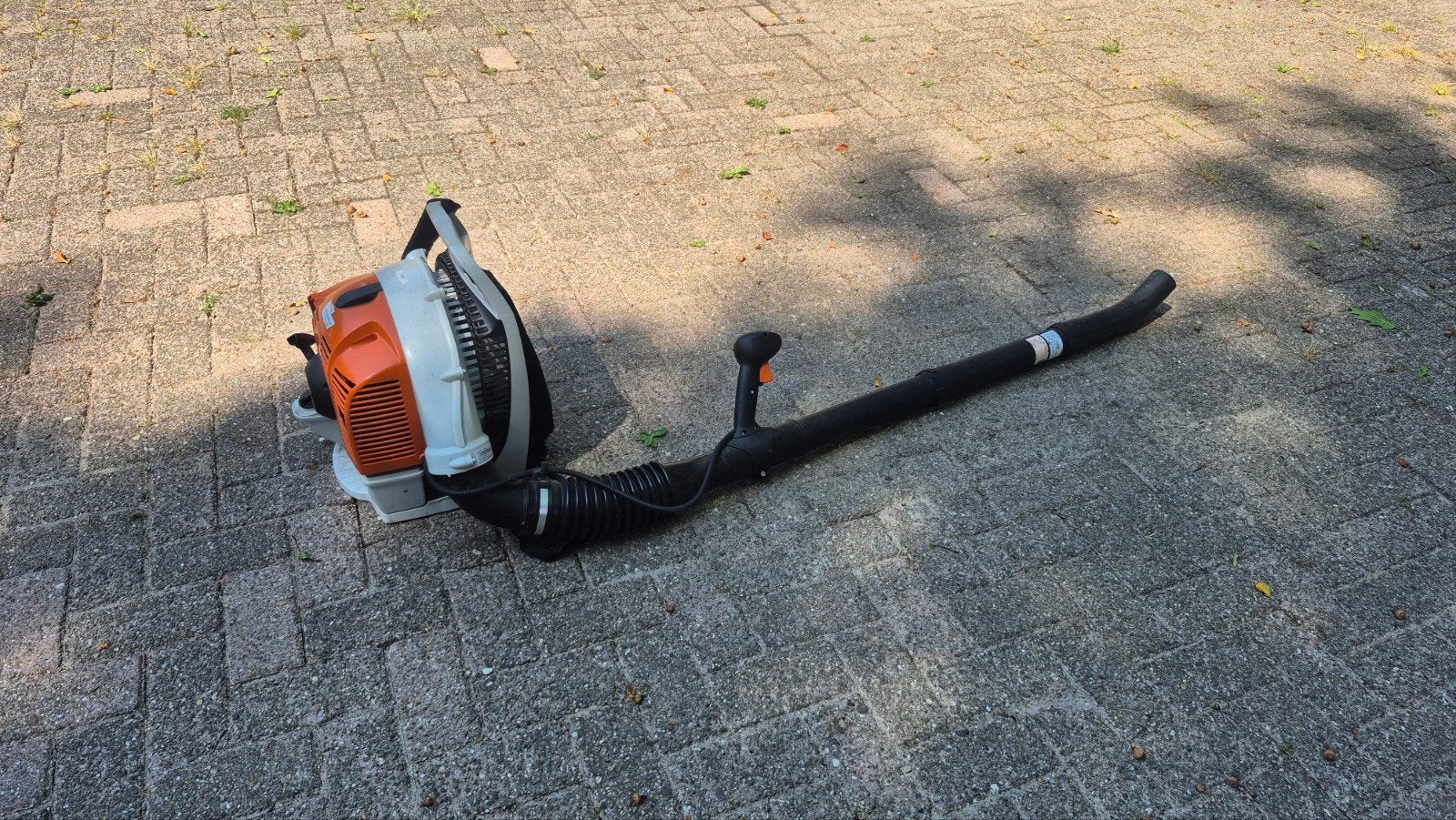 Stihl BR350 bladblazer, Tuin en Terras, Ophalen, Zo goed als nieuw, Benzine, Stihl
