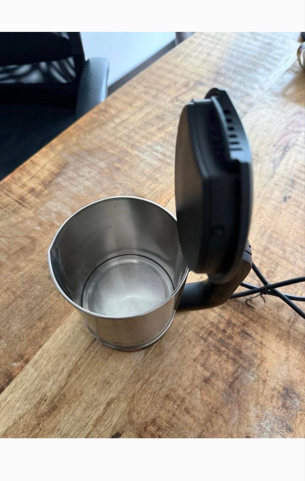 TIBRET Waterkoker RVS - Compact en Handig, Minder dan 1 liter, Ophalen of Verzenden, Zo goed als nieuw, Rvs