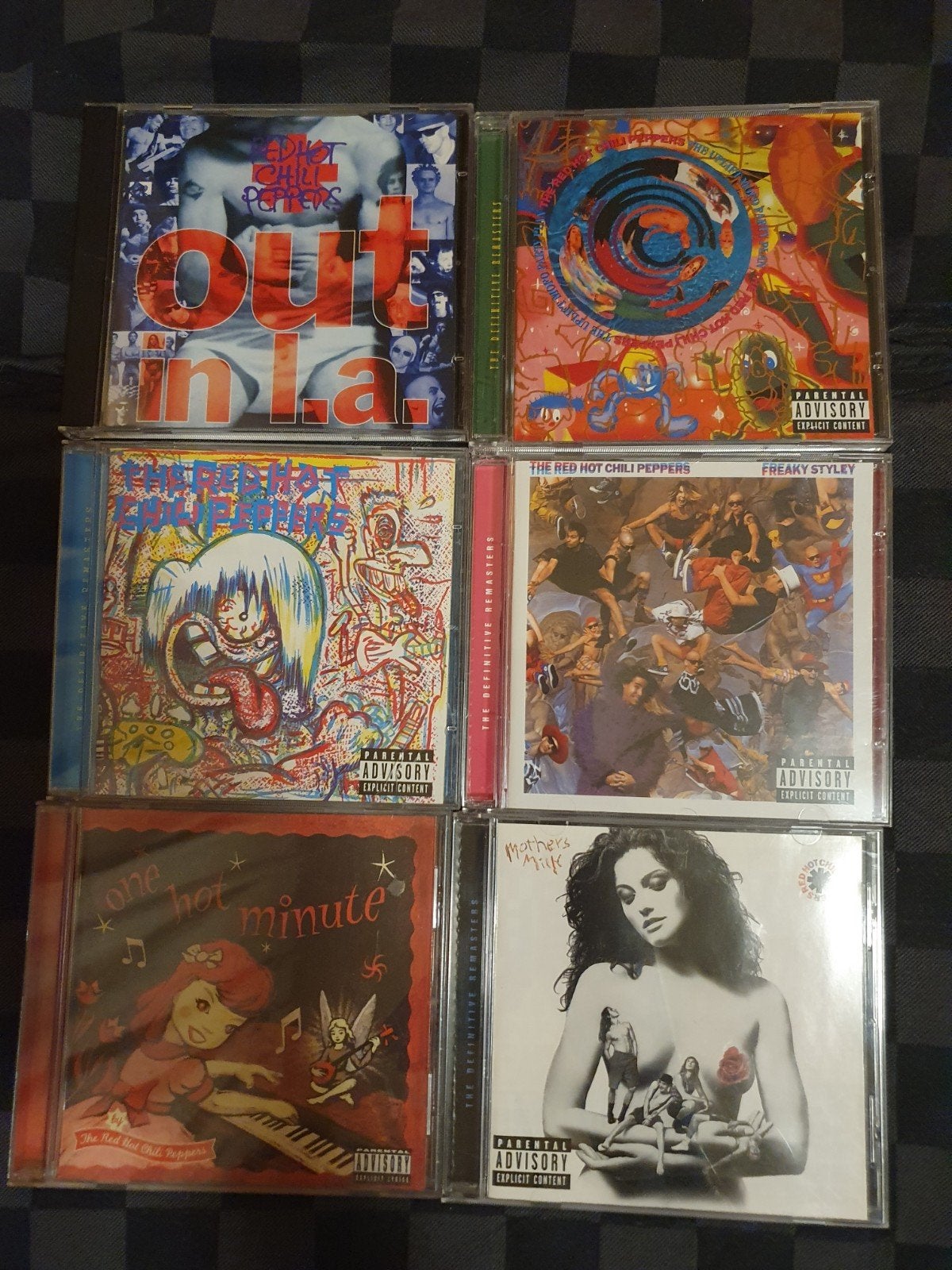 Red hot chili peppers 6 cd's voor 22 euro partij collectie, Verzenden, Gebruikt, Poprock