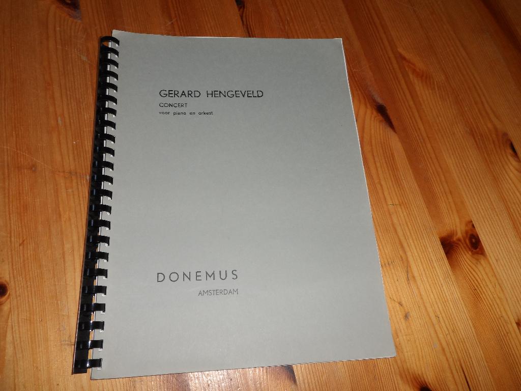 Gerard hengeveld, Muziek en Instrumenten, Bladmuziek, Gebruikt, Klassiek, Ophalen of Verzenden, Artiest of Componist