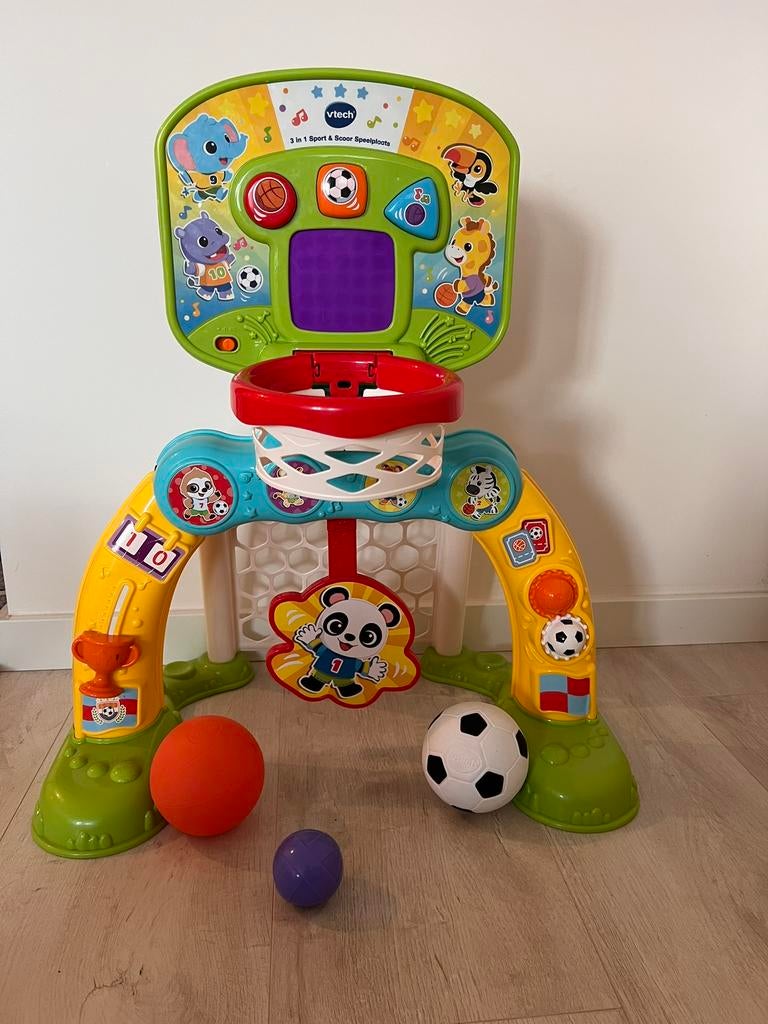 Vtech 3-in-1 Sport & Scoor speelplaats, Kinderen en Baby's, Speelgoed | Vtech, Ophalen, Zo goed als nieuw, 6 maanden tot 2 jaar