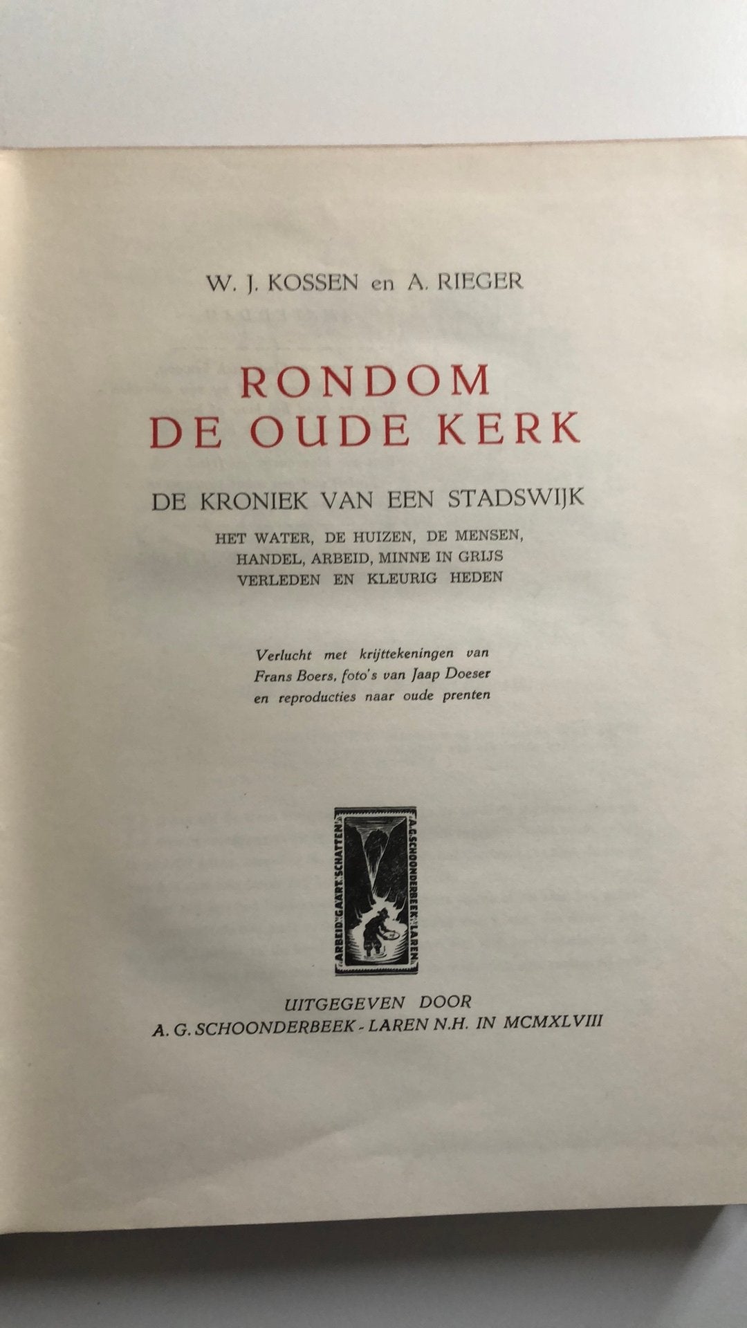 Geillustreerde Kroniek van de Wallen Amsterdam, Ophalen, 20e eeuw of later, Gelezen
