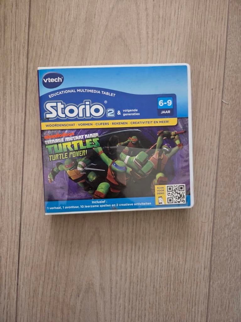 VTech Storio 2 Teenage Mutant Ninja Turtles Spel, Kinderen en Baby's, Speelgoed | Vtech, Ophalen of Verzenden, Zo goed als nieuw