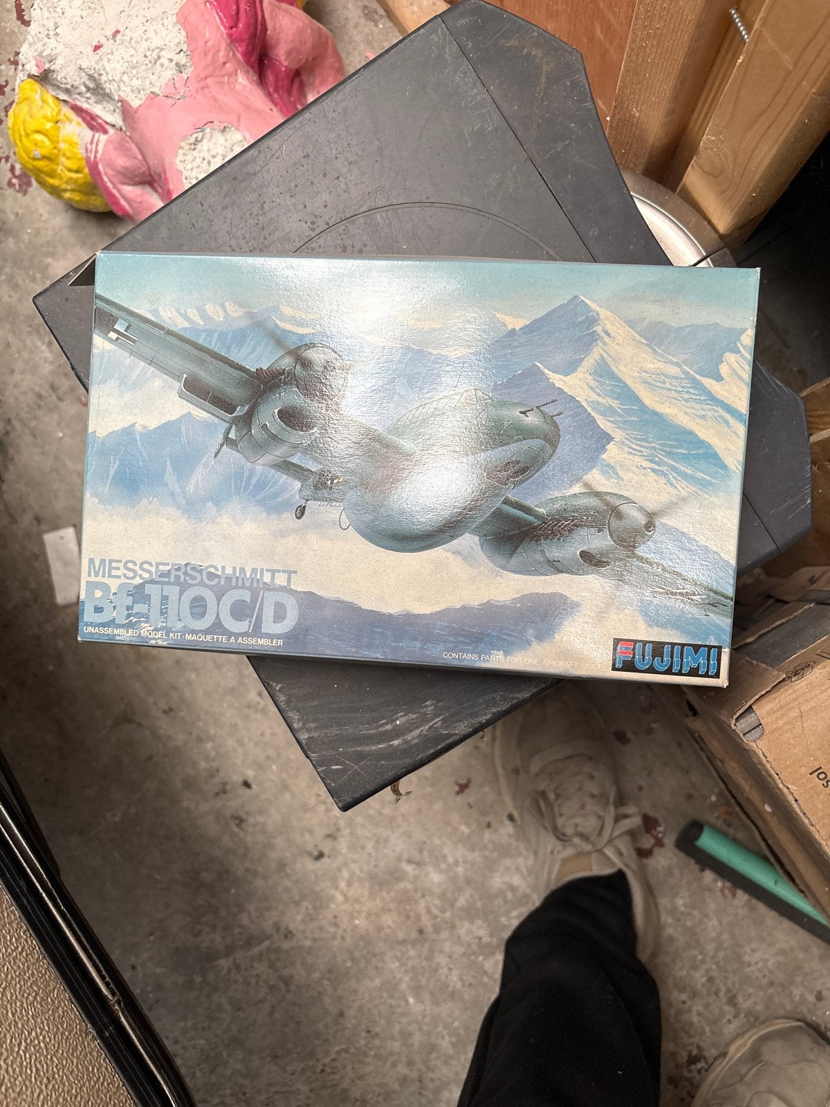 Fujimi Messerschmitt Bf 110C/D Modelbouw Vliegtuig, Overige merken, 1:72 tot 1:144, G, G