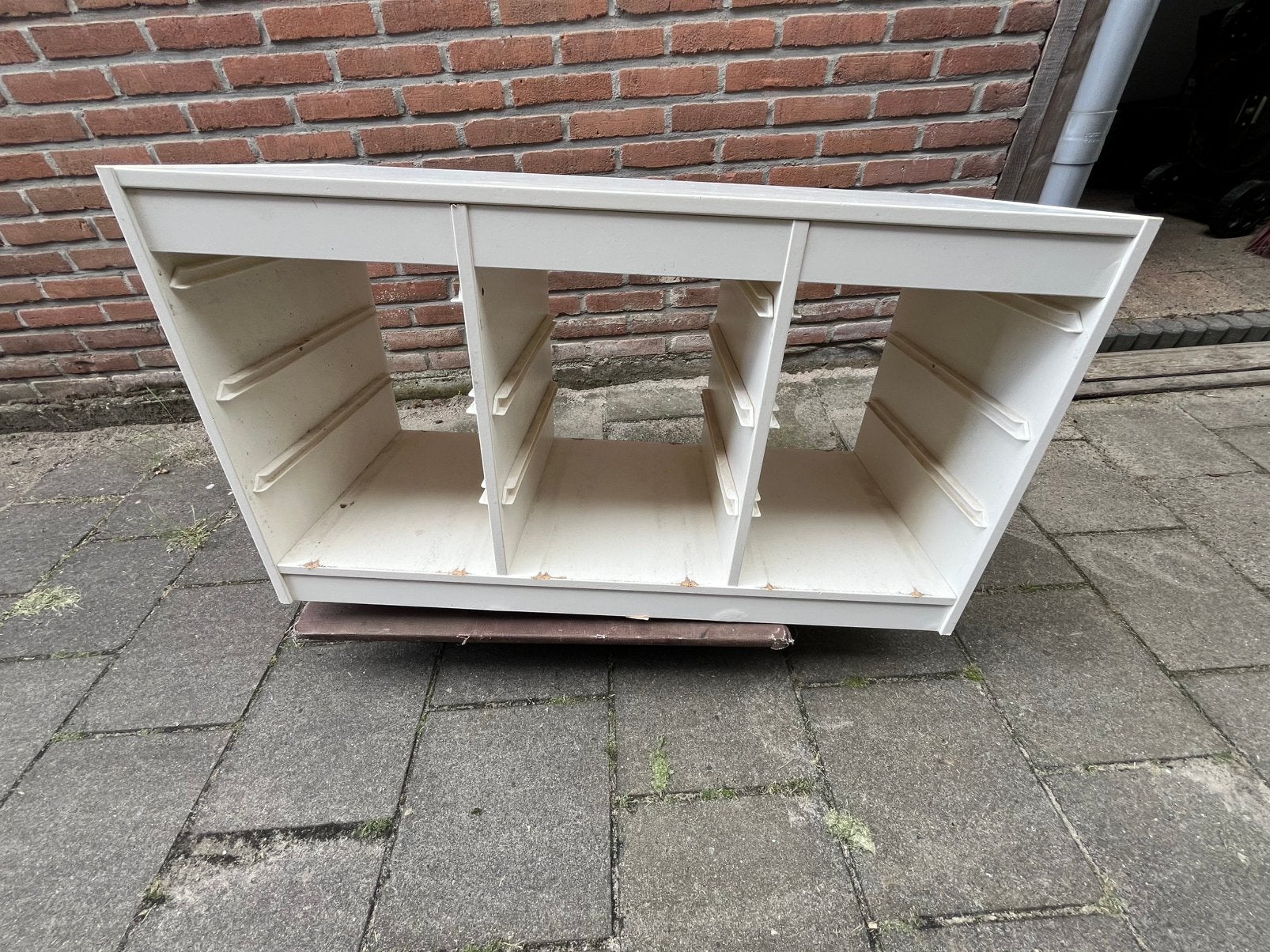 Trofast kast wit TEAB, Ophalen, Gebruikt, Kast, 75 tot 100 cm