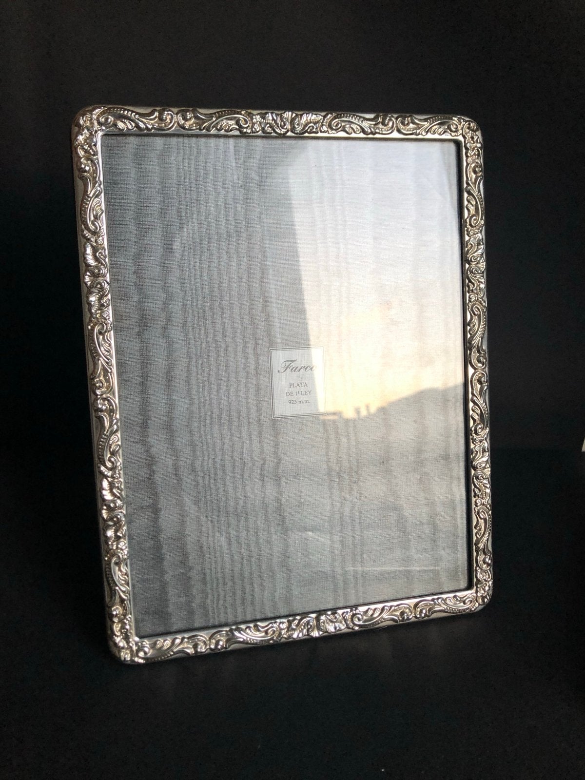 Vintage Set Sterling zilveren fotolijsten, Gebruikt, Met sierrand, Ophalen of Verzenden, Fotolijst