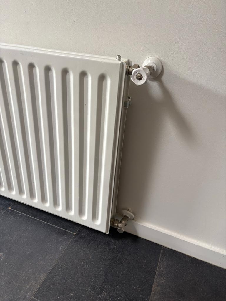 Witte radiator 260cm, Ophalen, 30 tot 80 cm, Gebruikt, Radiator