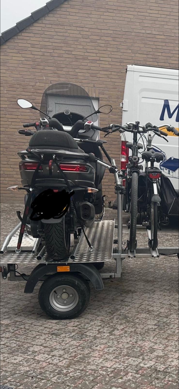 Shorty aanhangwagen voor scooter of motor, Ophalen, Gebruikt