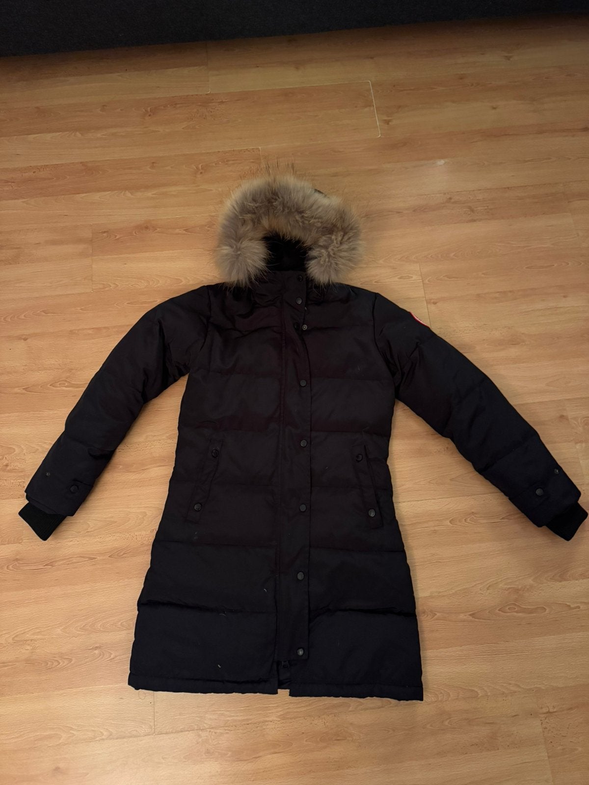 Canada Goose Jas maat L dames valt als S/M, Ophalen of Verzenden, Zo goed als nieuw, Zwart
