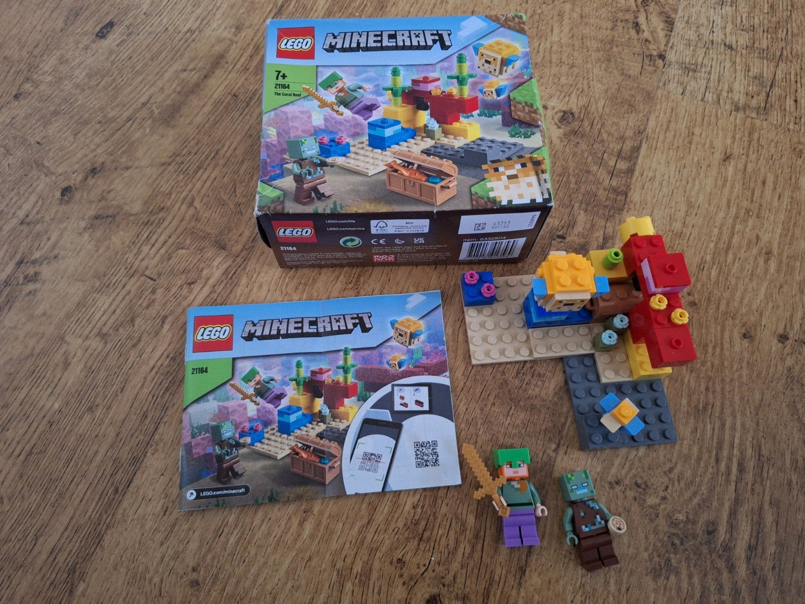 Lego Minecraft Het koraalrif, Minecraft, Lego, Ophalen of Verzenden, Zo goed als nieuw
