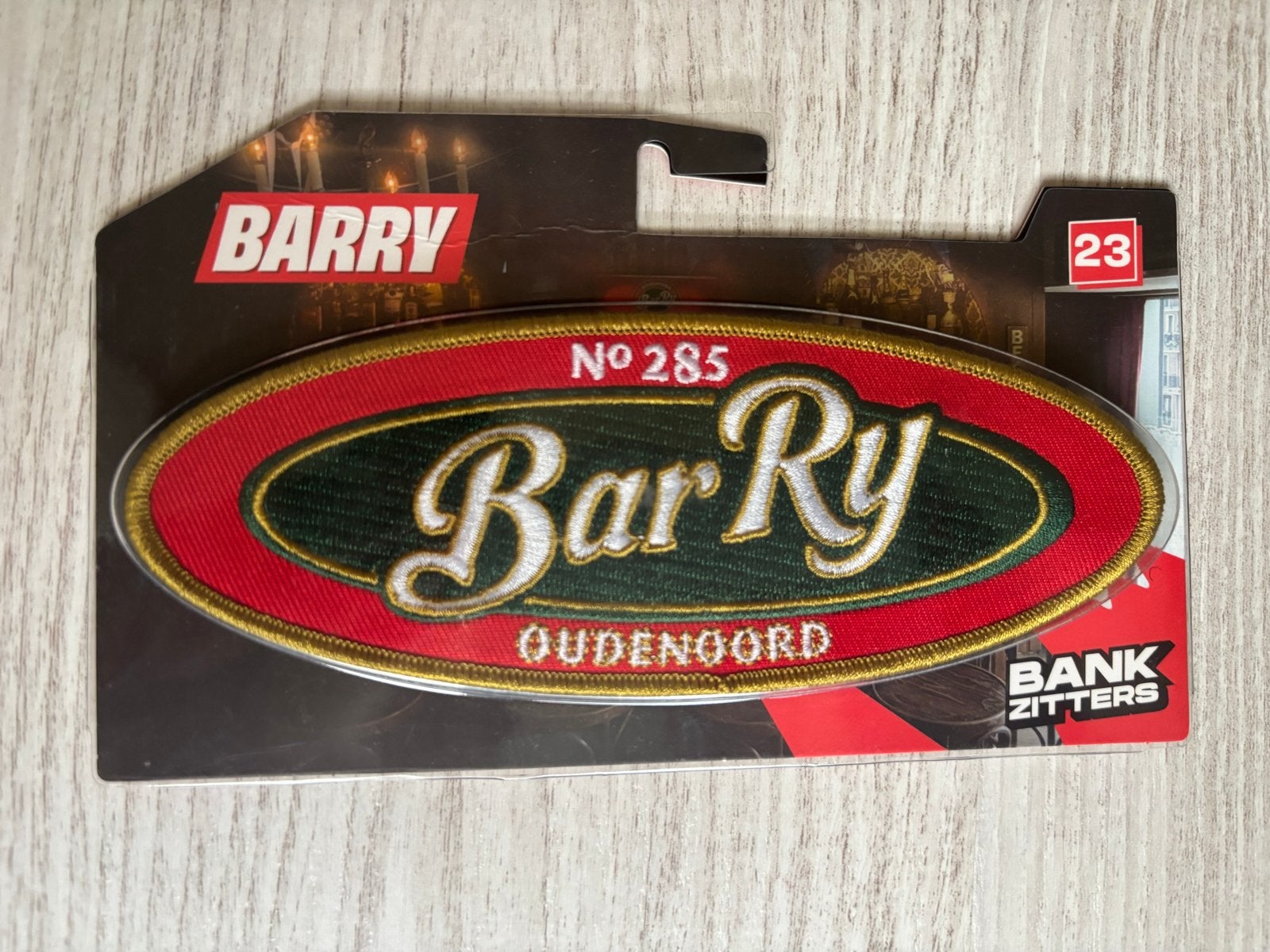 Barry Oudenood Patch - Bankzitter No. 285, Ophalen of Verzenden, Nieuw, Overige applicaties
