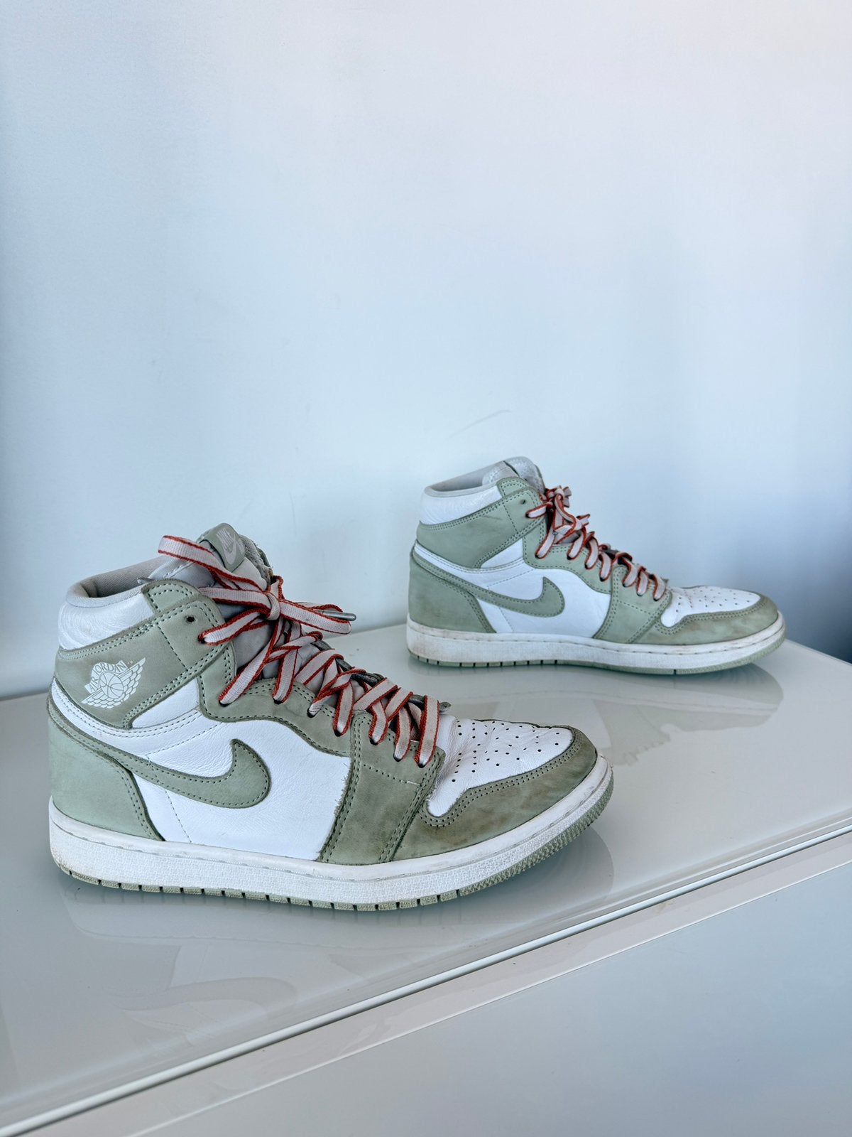 Nike Air Jordan 1 Retro High OG 'Seafoam' 42 wit groen, Ophalen, Gedragen, Sneakers of Gympen