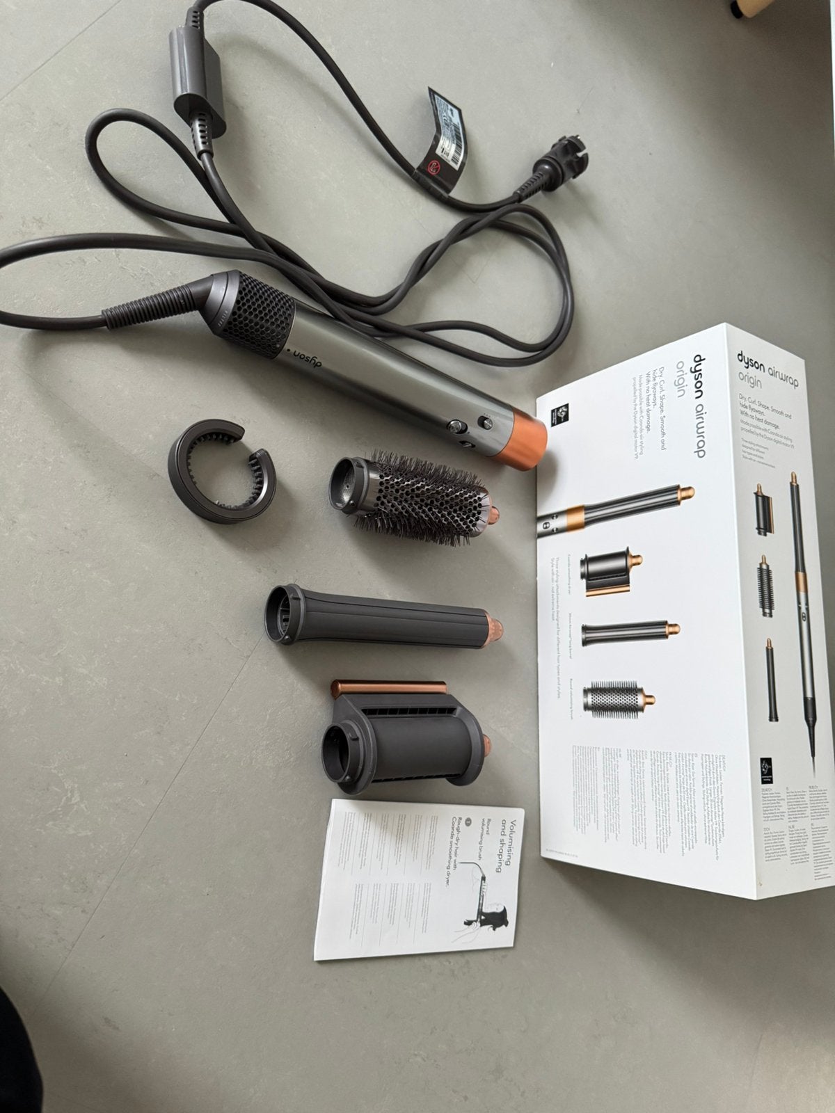 Dyson airwrap origin, Ophalen of Verzenden, Zo goed als nieuw, Föhn of Haardroger