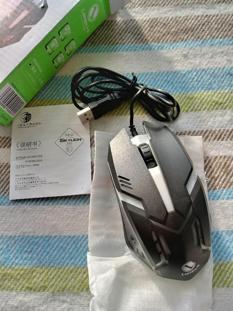 Luminous Backlit Wired Mouse USB (nieuw), Computers en Software, Muizen, Muis, Verzenden, Nieuw, Gaming muis