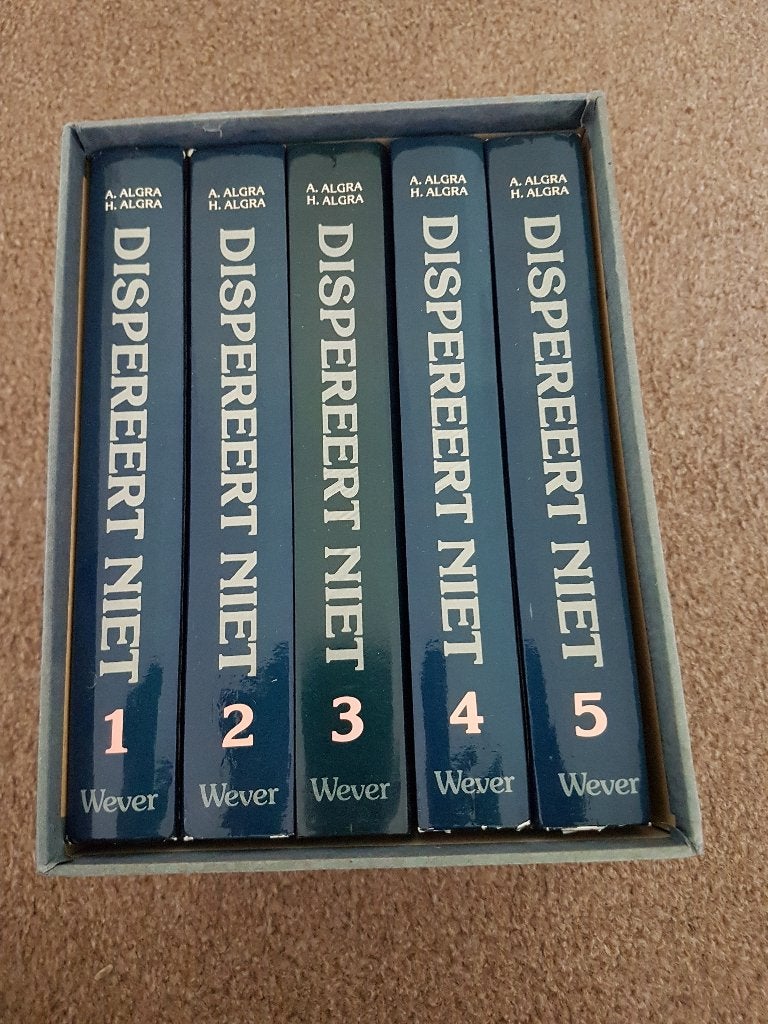 Dispereert Niet - Complete 5-delige serie door A. Algra, Boeken, Geschiedenis | Vaderland, Gelezen, Ophalen