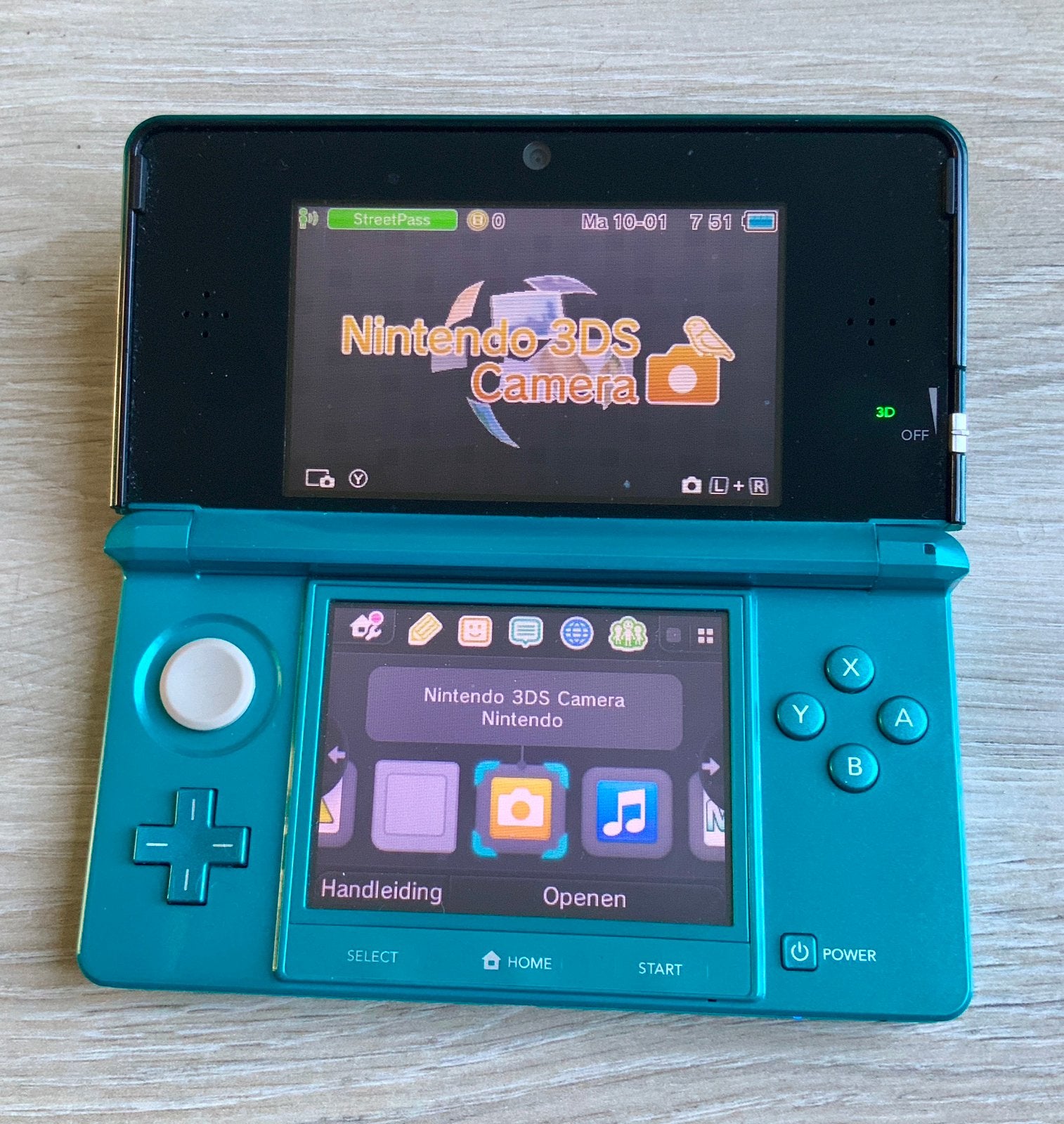 Nintendo 3DS, Spelcomputers en Games, Spelcomputers | Nintendo 2DS en 3DS, Ophalen of Verzenden, Gebruikt, Groen, 3DS