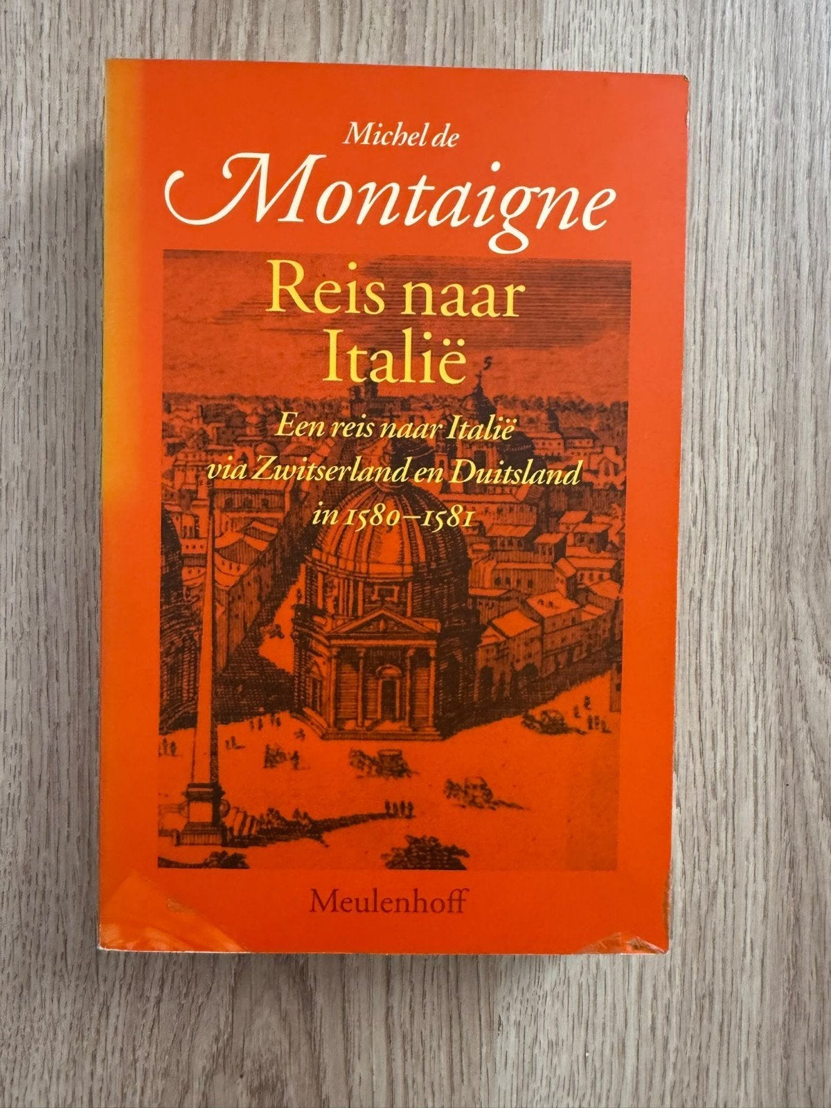 Reis naar Italië - Michel de Montaigne (Meulenhoff Editie 12, Ophalen of Verzenden, Gelezen